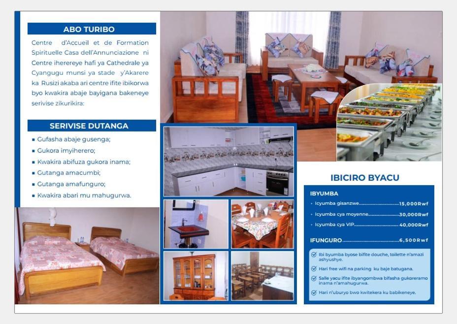 Centre D'Accueil Casa Dell'Annunciazione Rusizi- Kamembe- Cyangugu -Rwanda Panzió Kültér fotó
